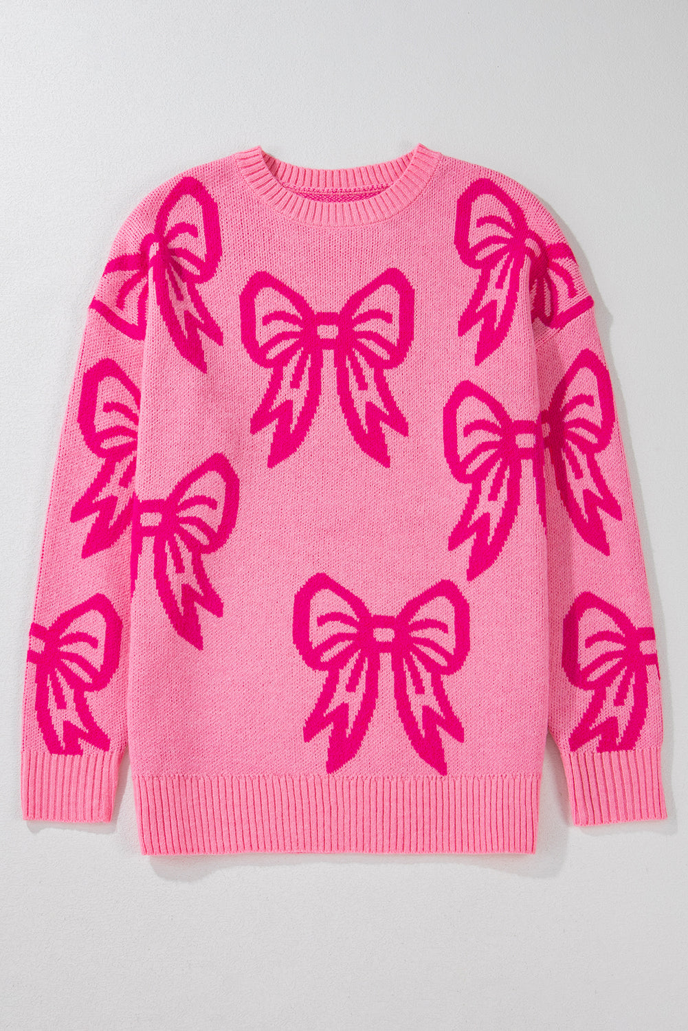 Pink Bow Sweater