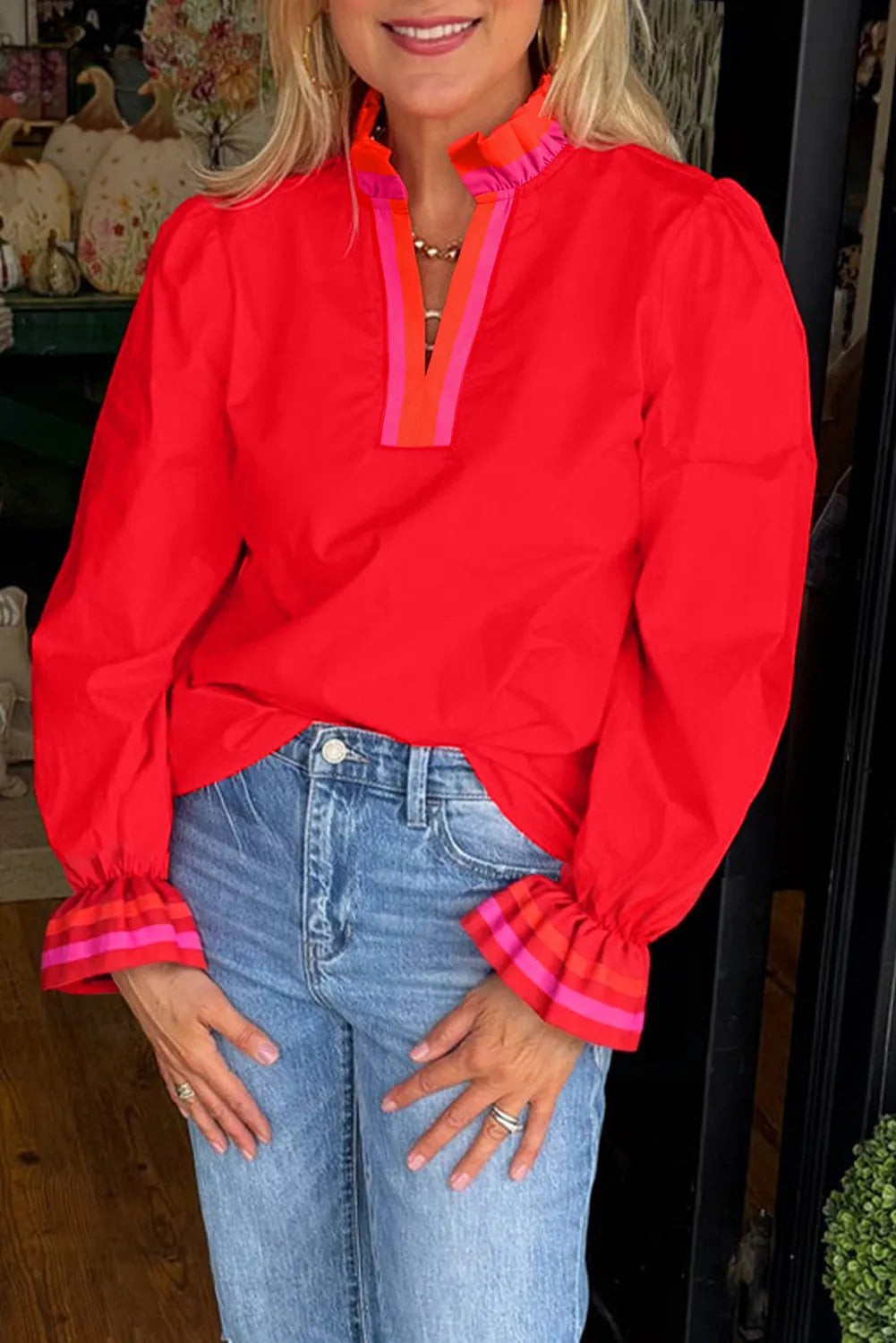 Soft Era Ruffle Blouse