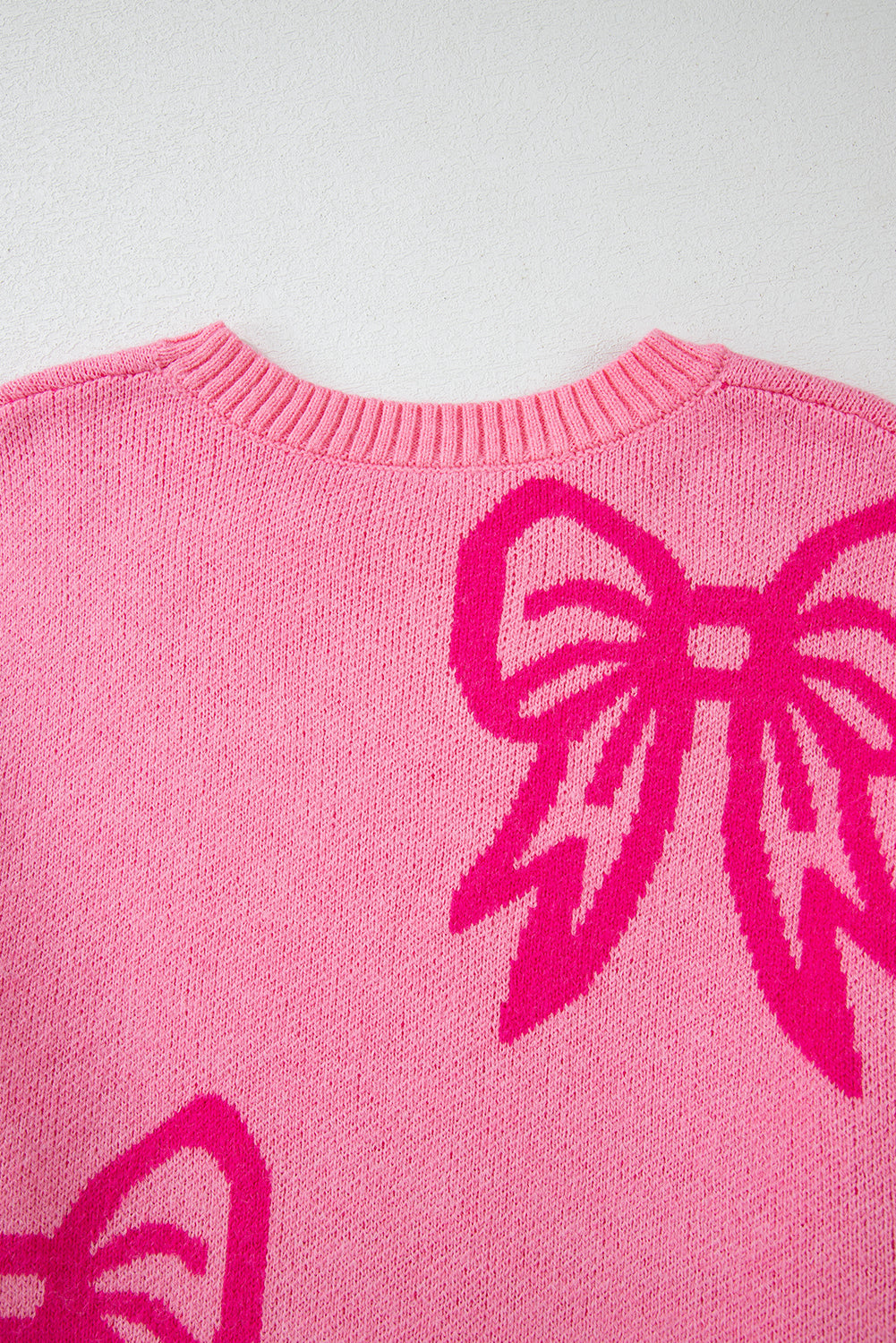 Pink Bow Sweater
